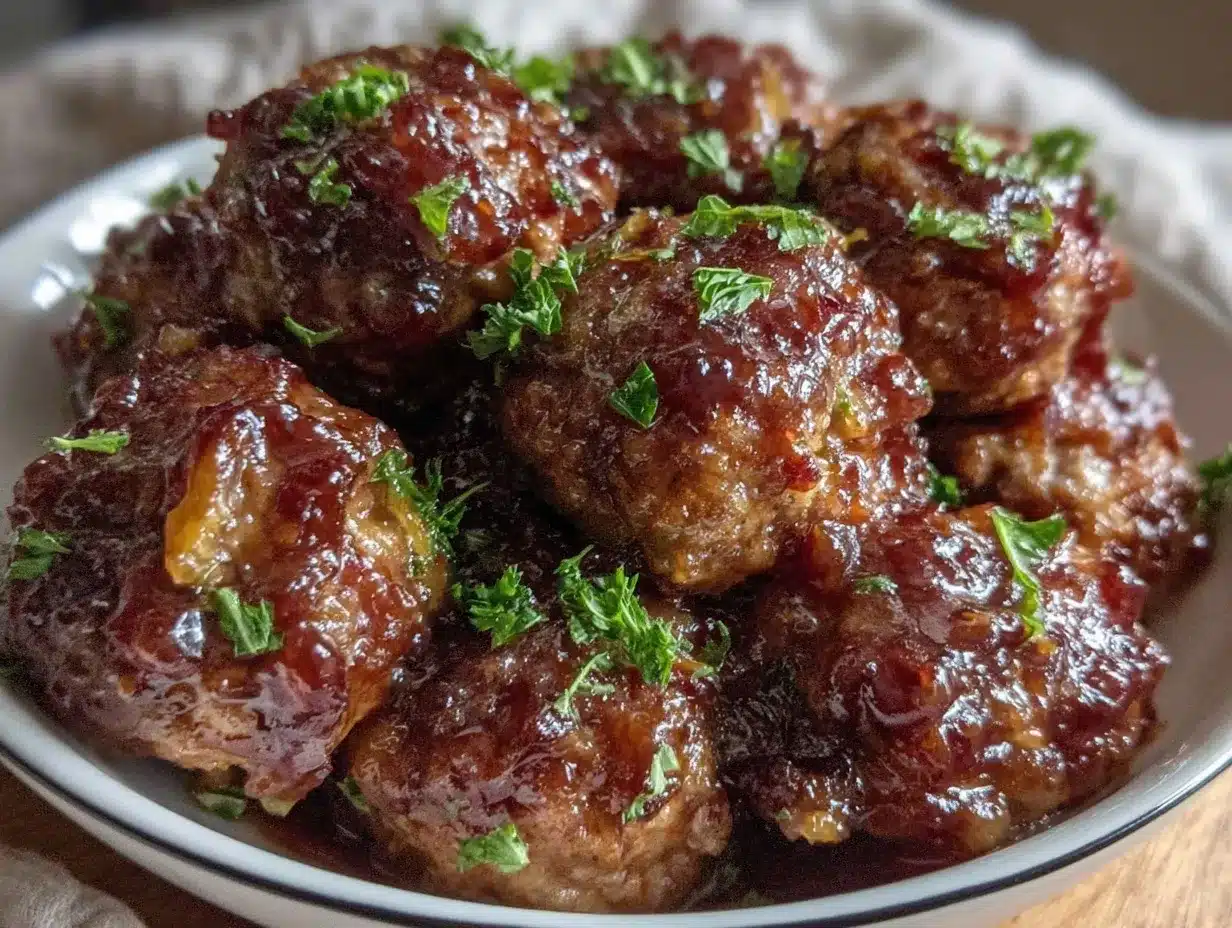 christmas cranberry meatballs preparation steps
