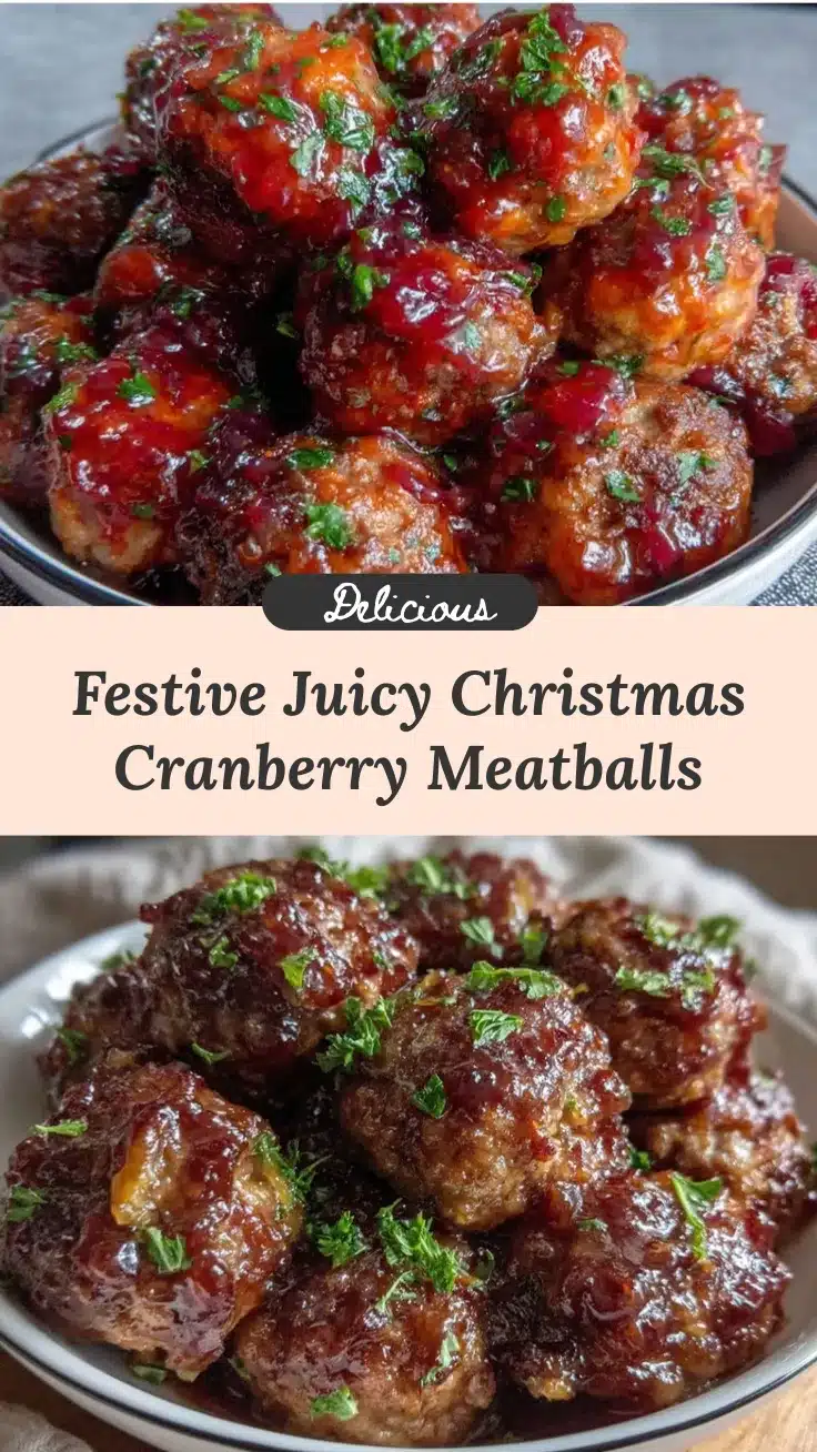 christmas cranberry meatballs recipe
