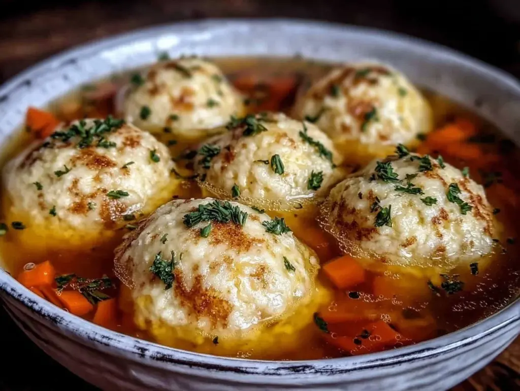 classic matzo ball soup - featured image