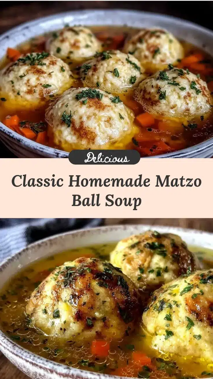 classic matzo ball soup recipe