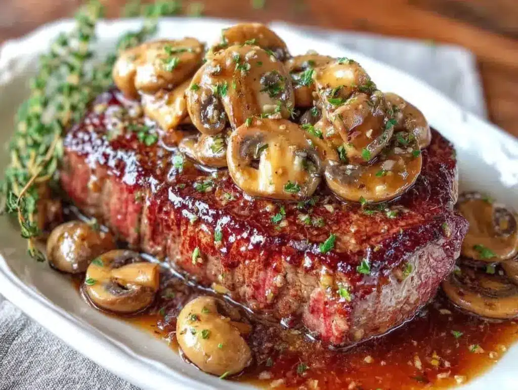 classic steak diane recipe - featured image
