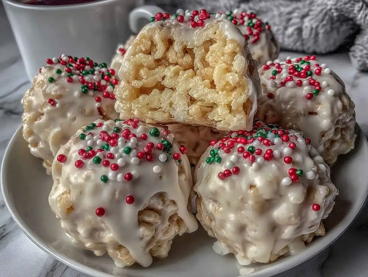 cozy christmas rice crispy treats preparation steps