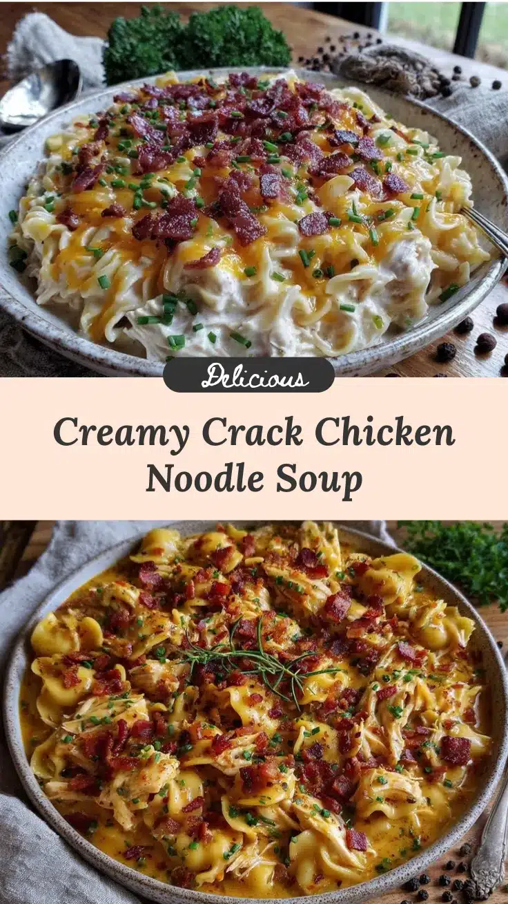 crack chicken noodle soup recipe