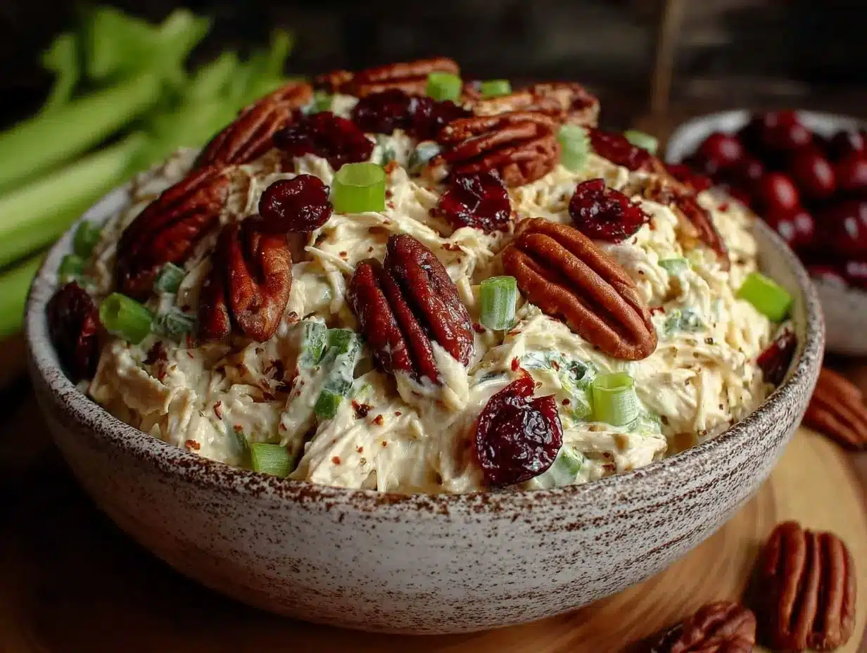cranberry pecan chicken salad preparation steps