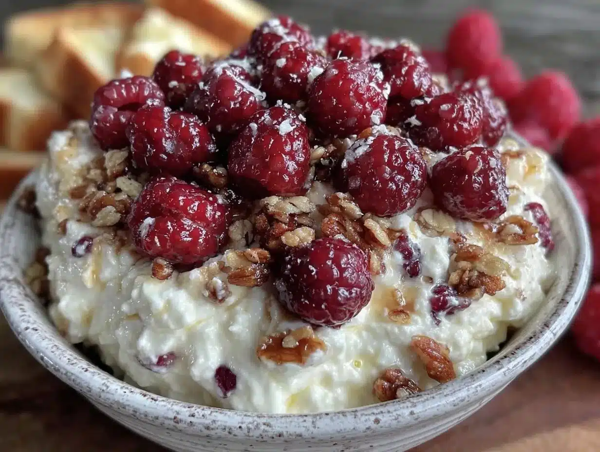 creamy cottage cheese bowl preparation steps