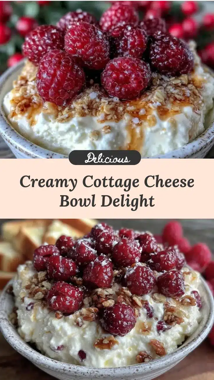 creamy cottage cheese bowl recipe