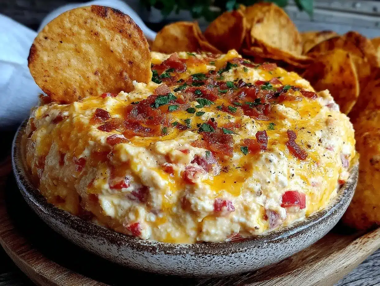 creamy cream cheese taco dip preparation steps