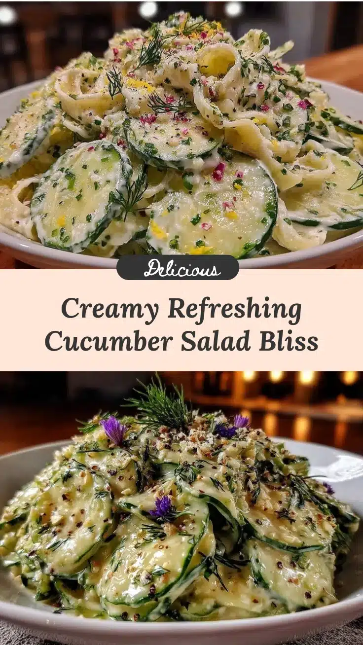 creamy cucumber salad recipe recipe