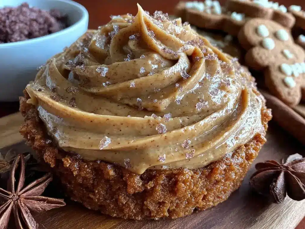 creamy gingerbread frosting - featured image