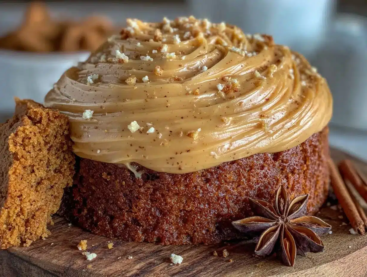 creamy gingerbread frosting preparation steps