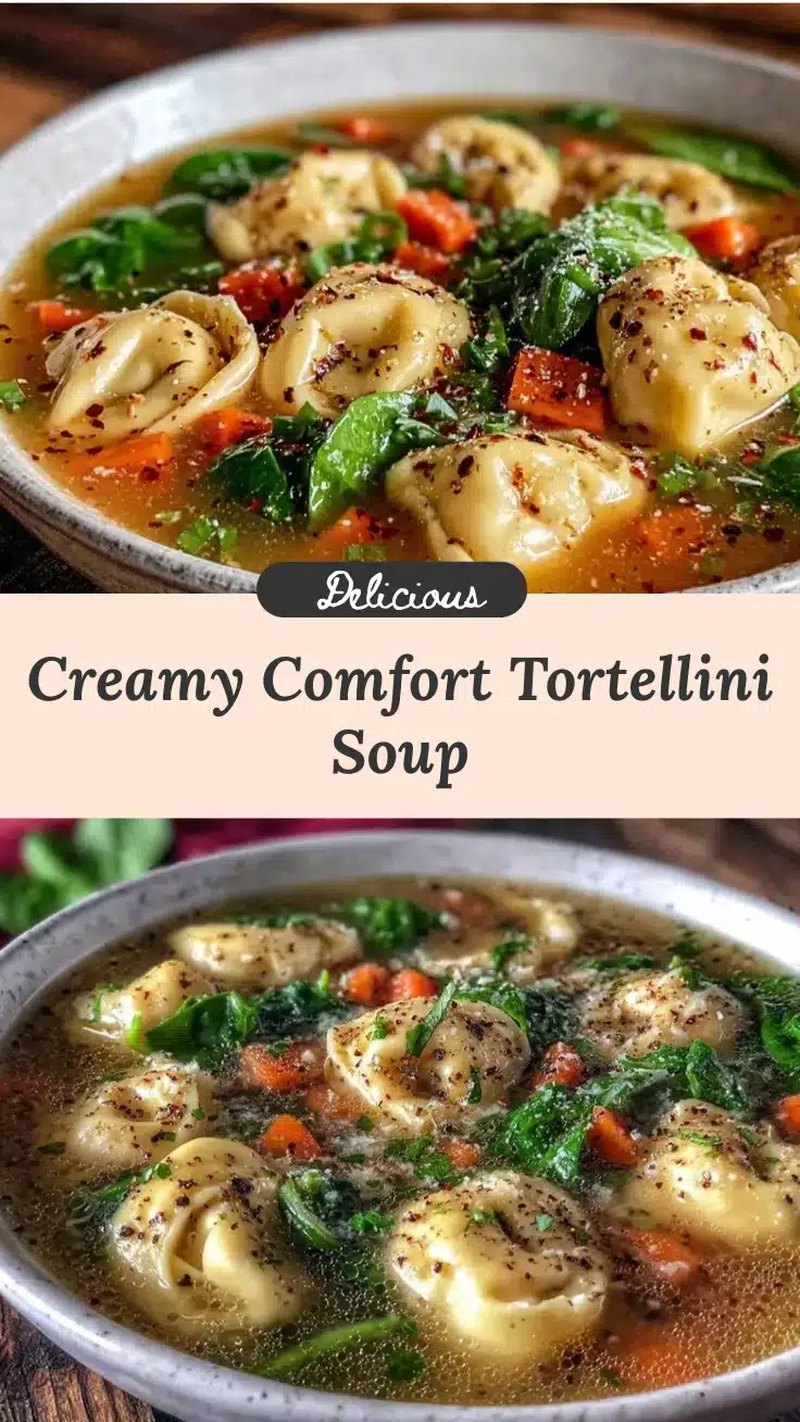 creamy tortellini soup recipe