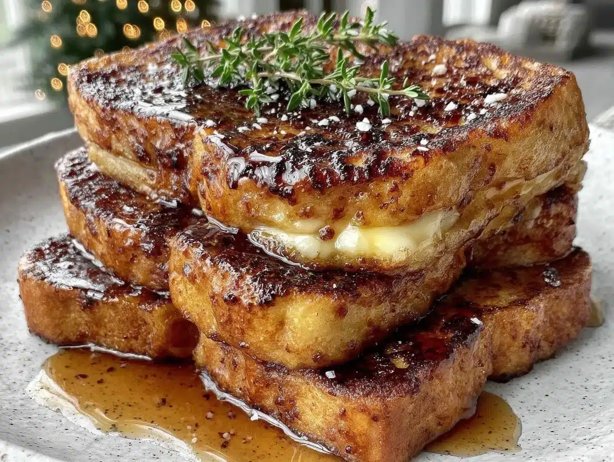 Crème Brûlée French Toast preparation steps