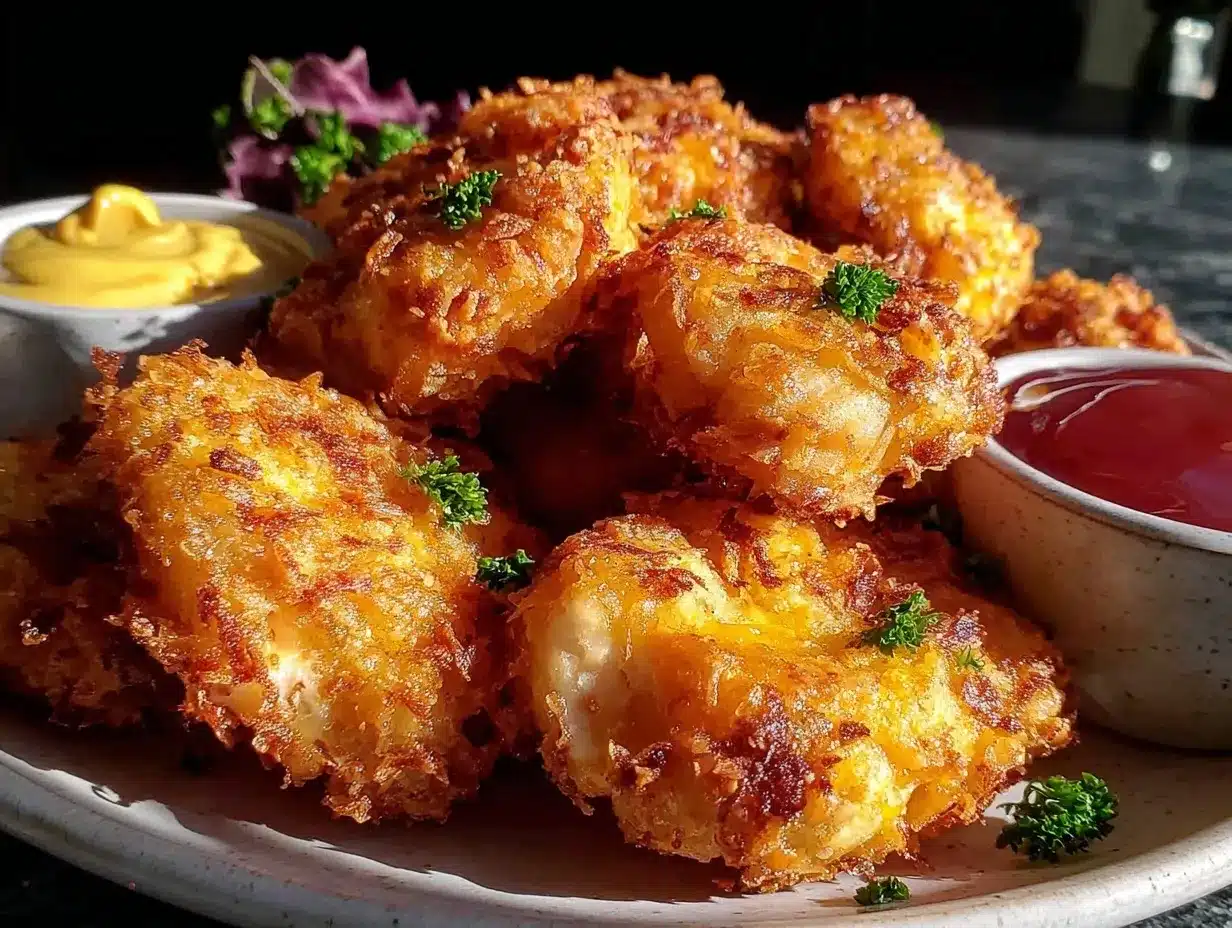 crispy air fryer chicken nuggets preparation steps