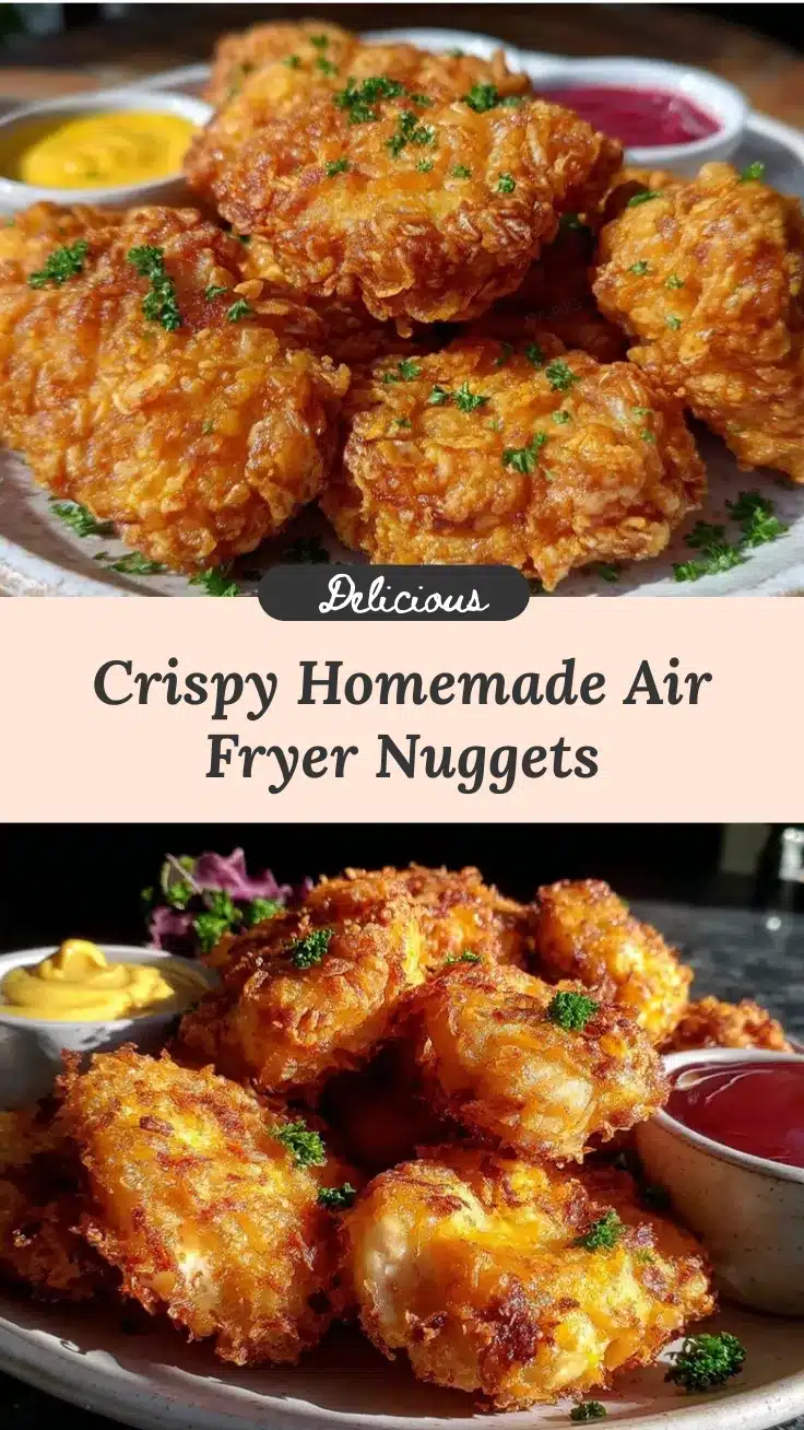 crispy air fryer chicken nuggets recipe