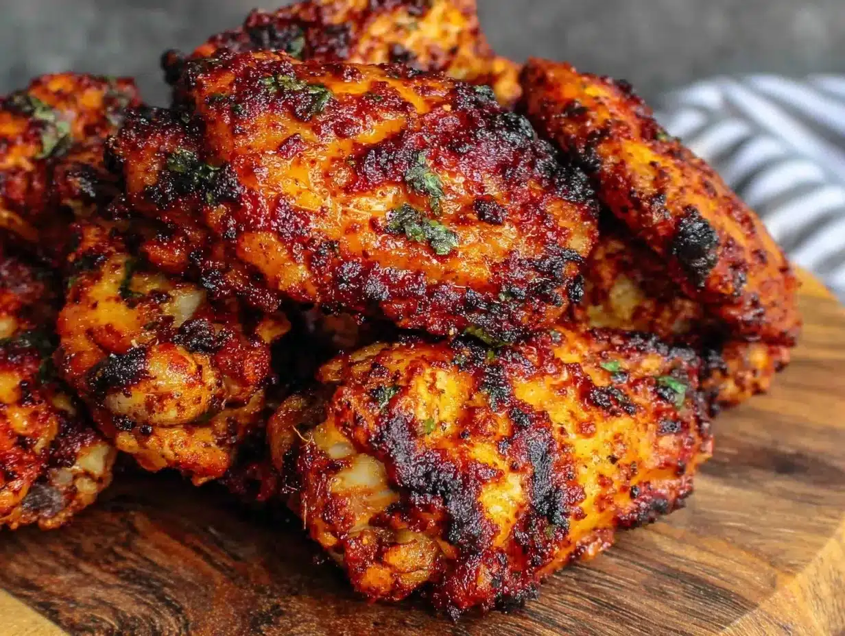 crispy air fryer chicken wings preparation steps
