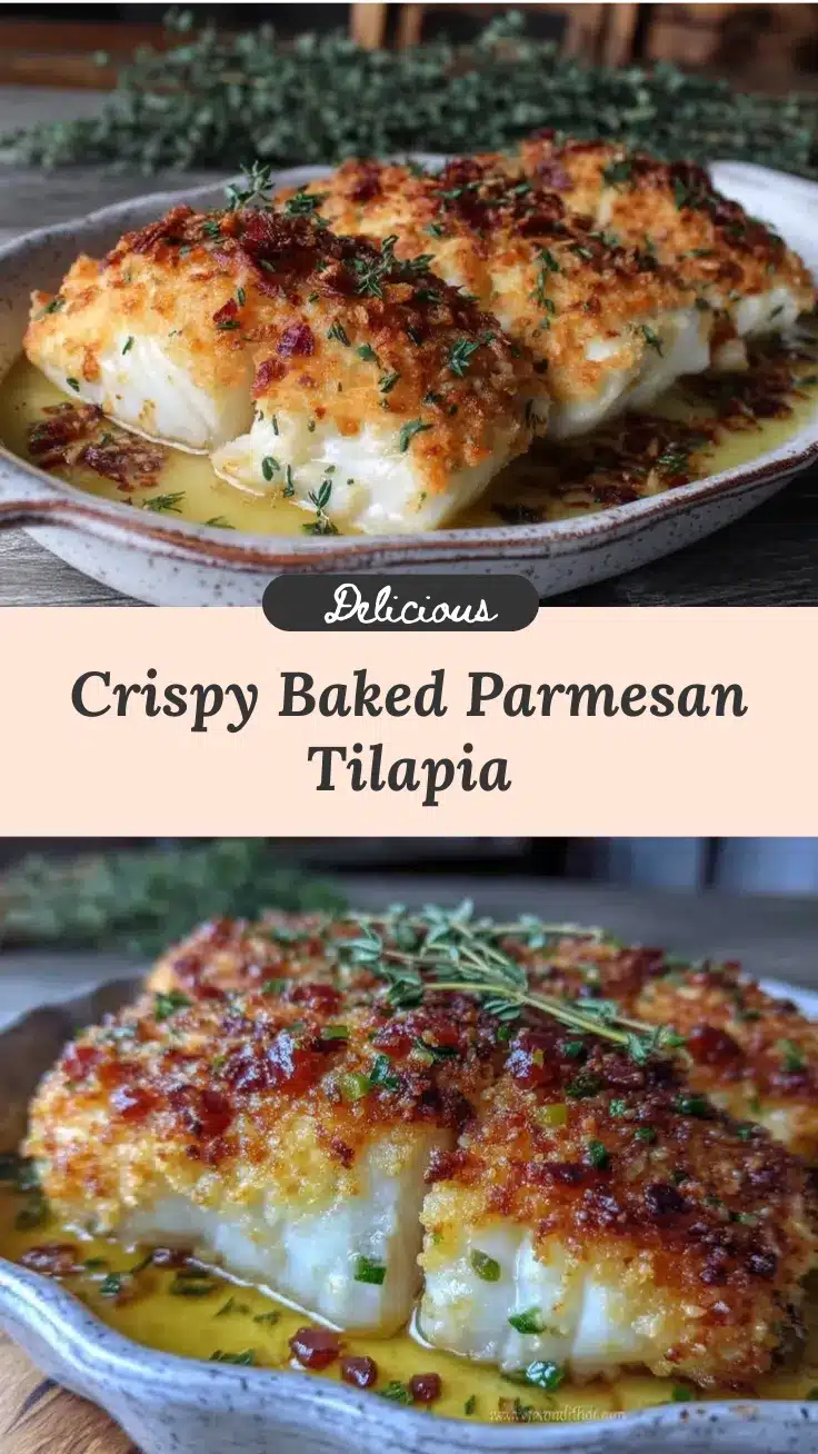 crispy baked parmesan tilapia recipe