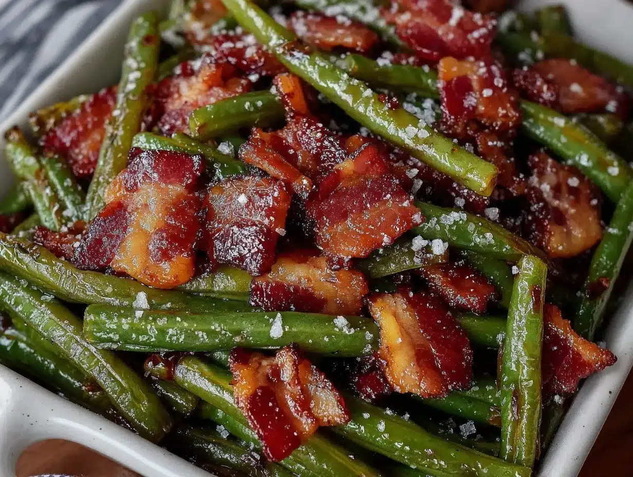 crispy crack green beans recipe preparation steps