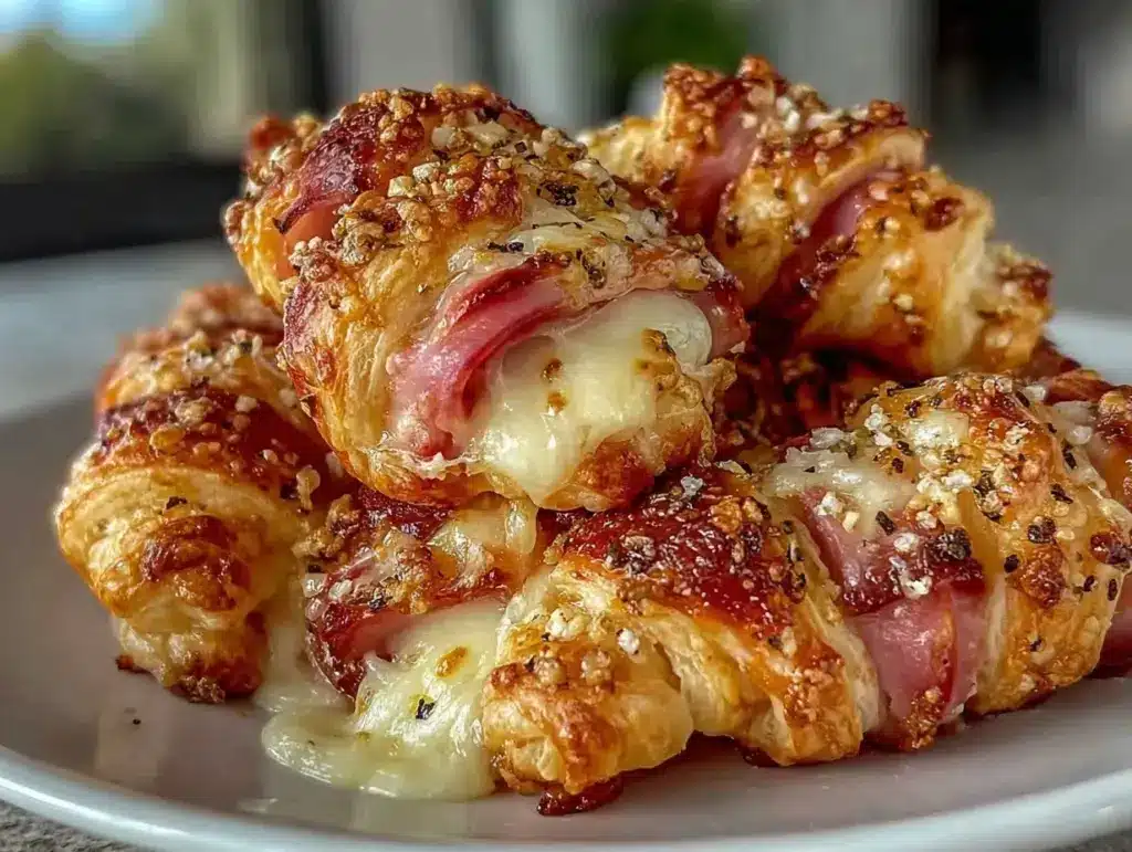 crispy ham and cheese sticks - featured image