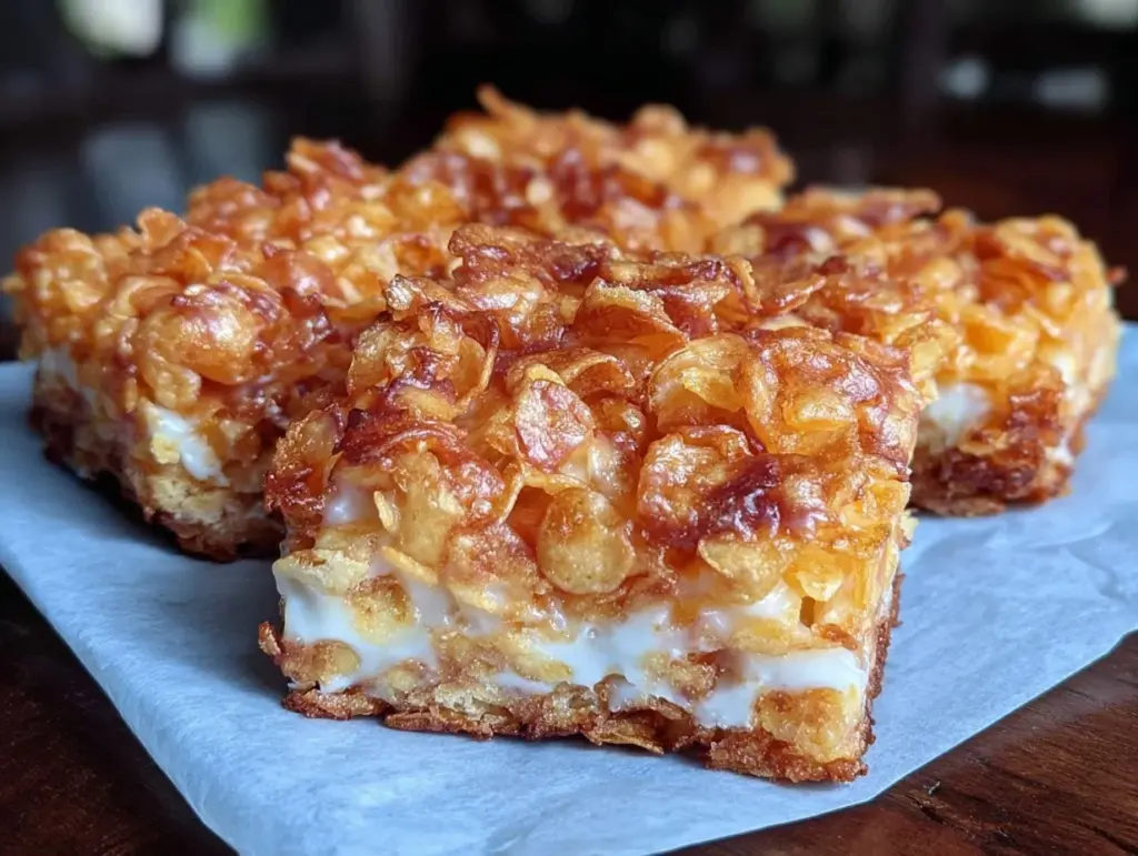 Crispy Ruffles Krispy Treats - featured image