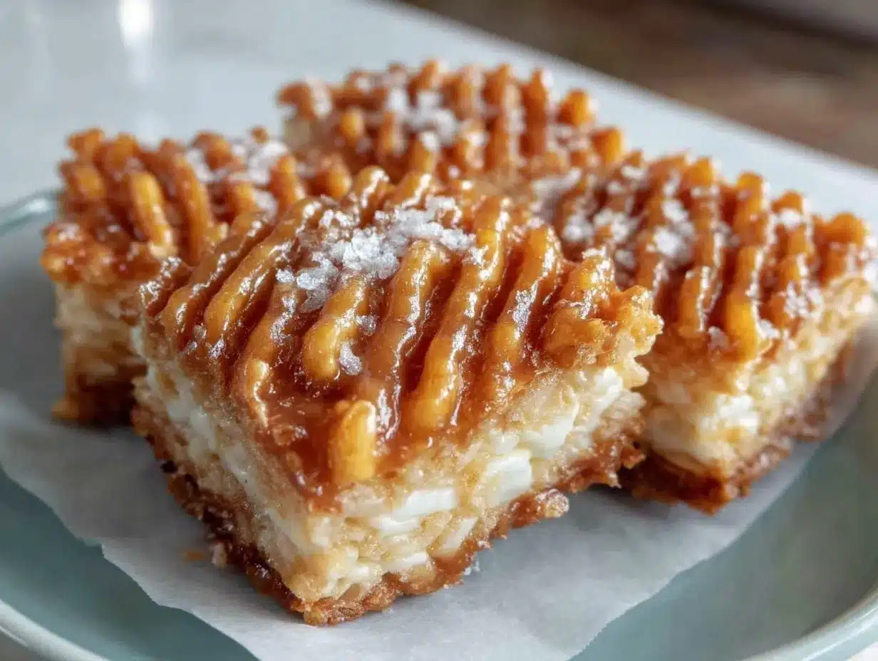 Crispy Ruffles Krispy Treats preparation steps