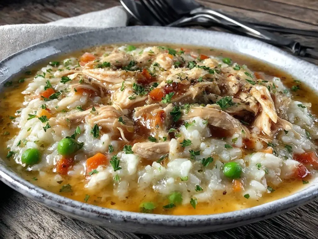 crockpot chicken and rice recipe - featured image