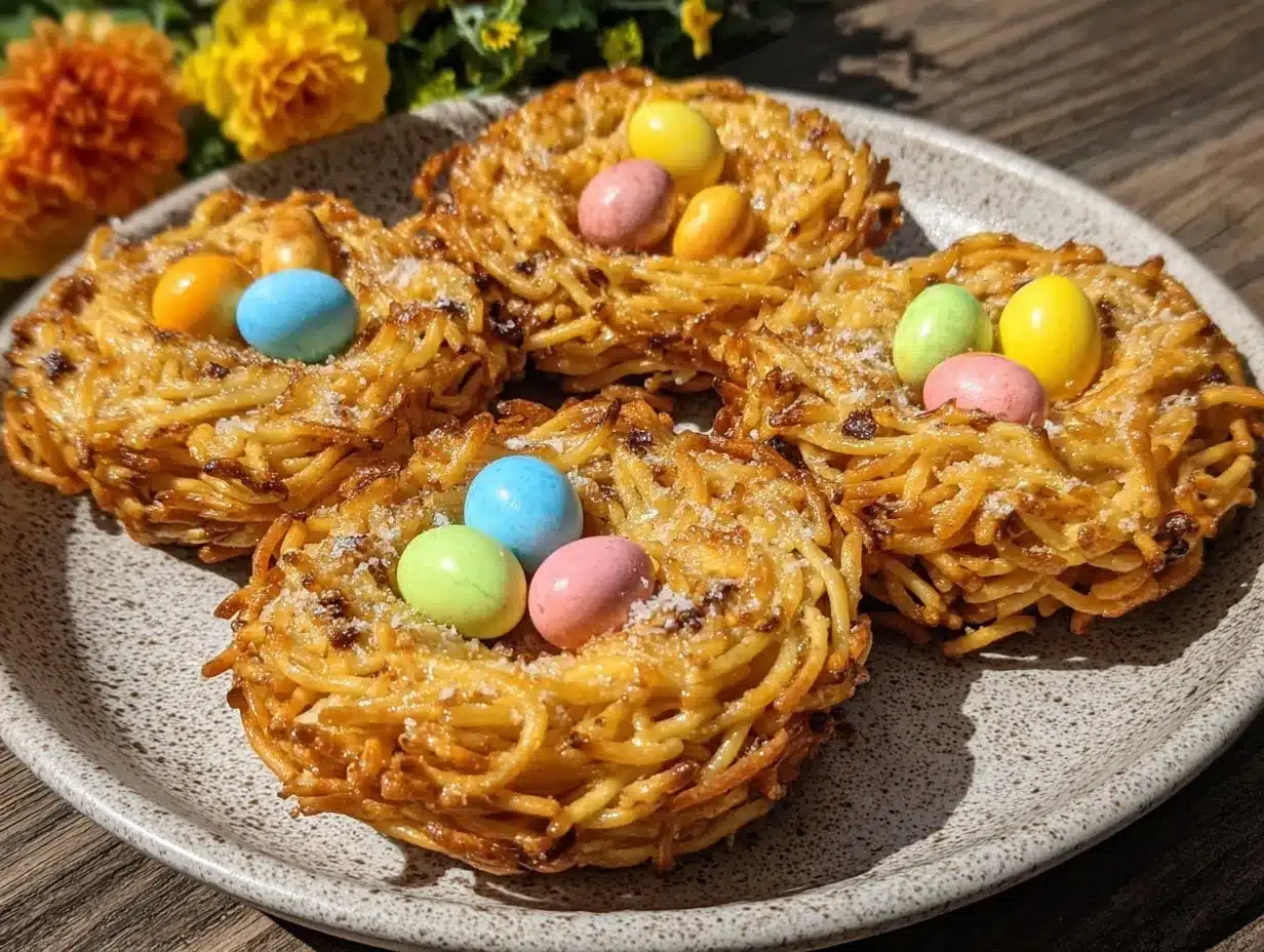 Easter nests recipe preparation steps