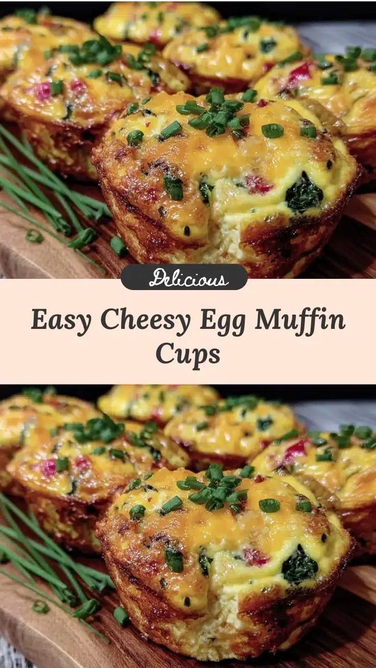 easy cheesy egg muffin cups recipe