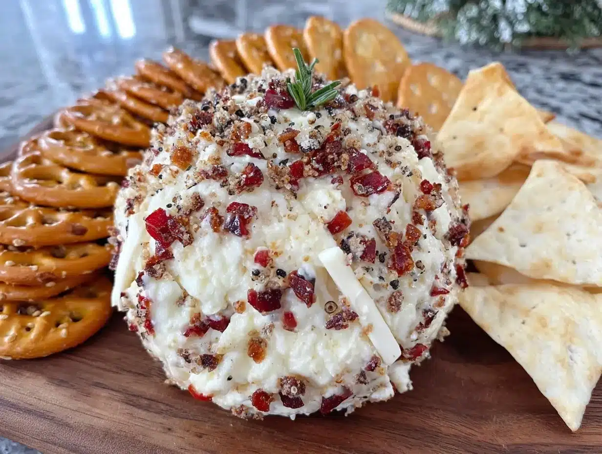 easy football cheese ball recipe preparation steps