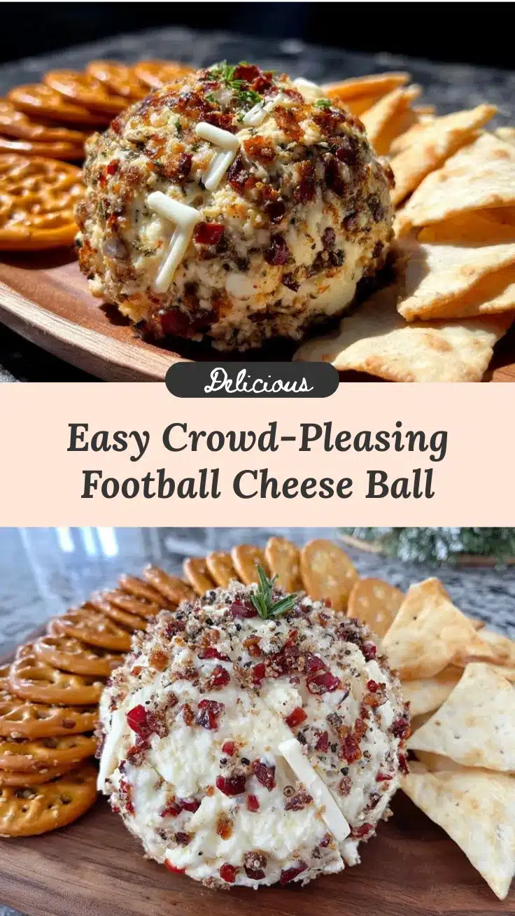 easy football cheese ball recipe recipe