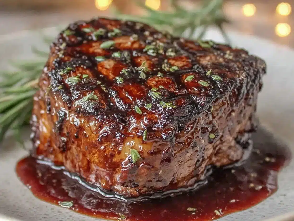 filet mignon with red wine reduction preparation steps