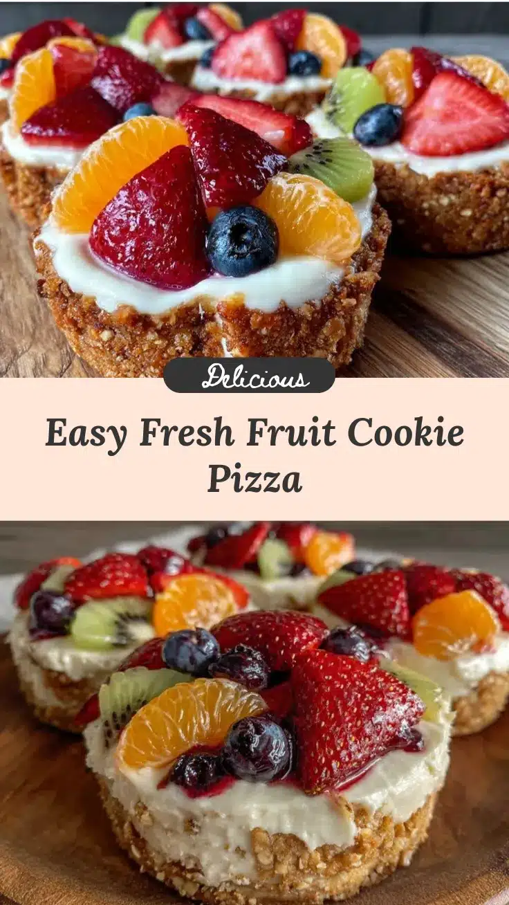 fruit pizza on cookie recipe