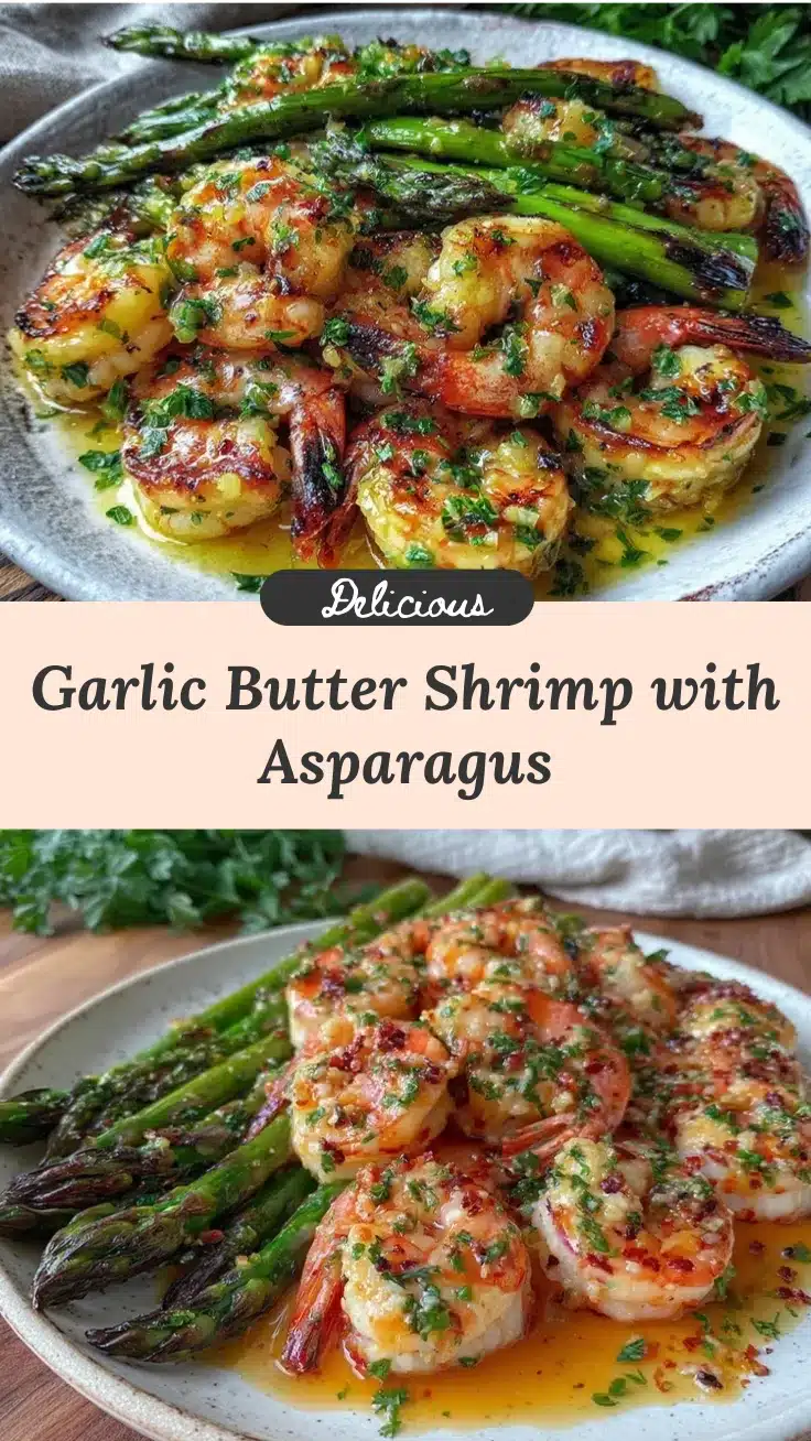 garlic butter shrimp and asparagus recipe recipe