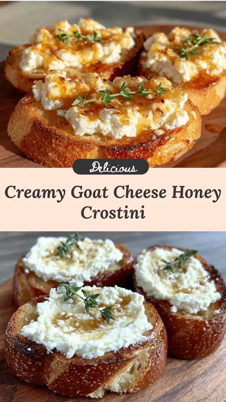 goat cheese and honey crostini recipe