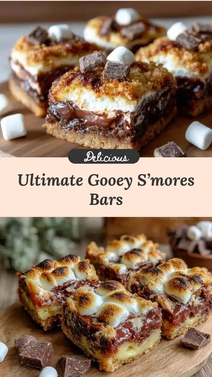 gooey s’mores bars recipe