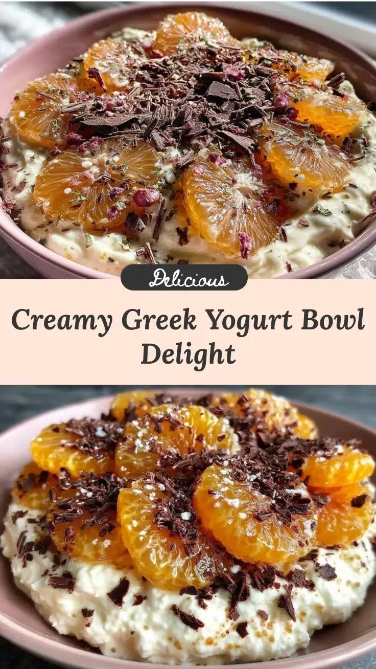 Greek yogurt bowl recipe