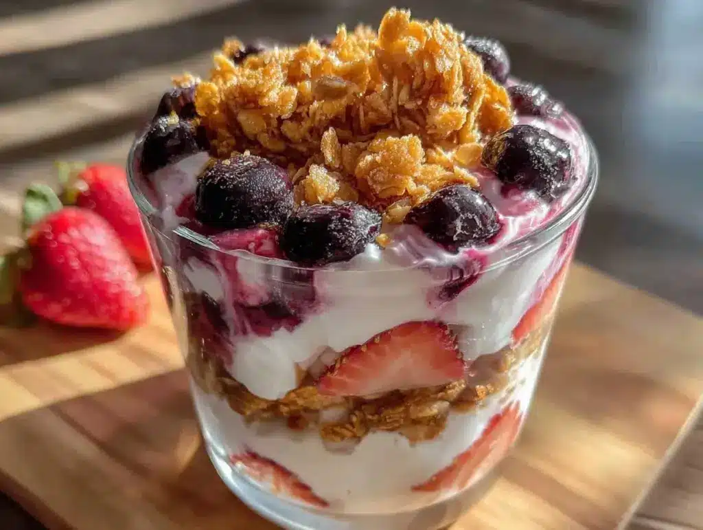 greek yogurt parfait recipe - featured image