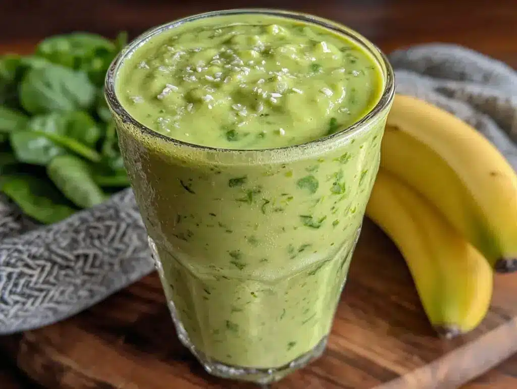 green detox smoothie recipe - featured image