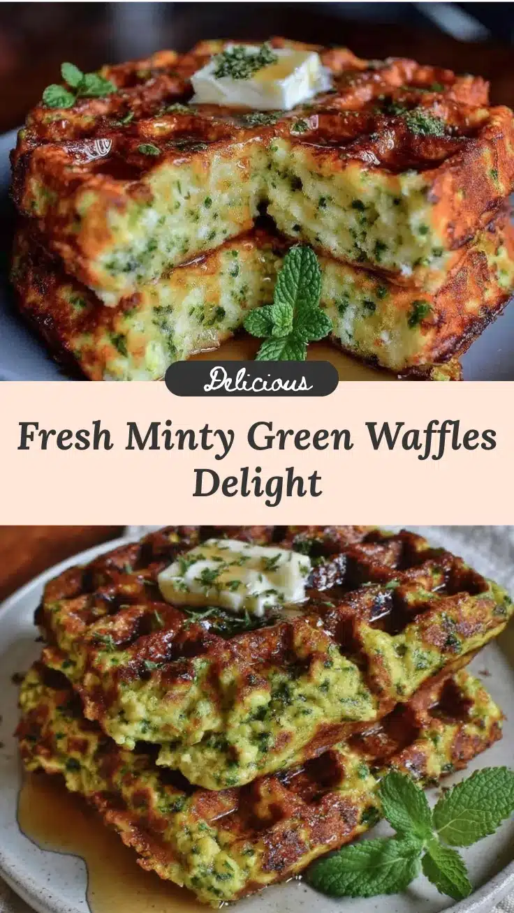 green mint waffles recipe