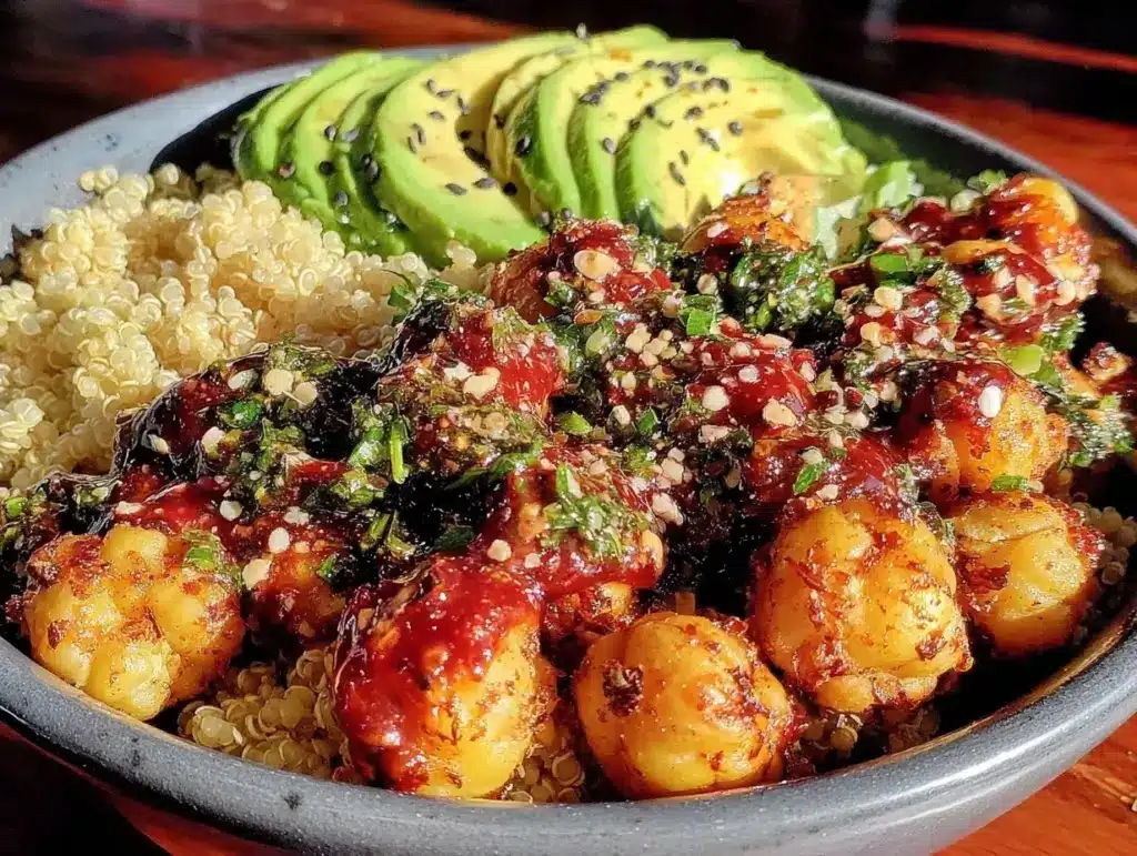 harissa chickpeas - featured image