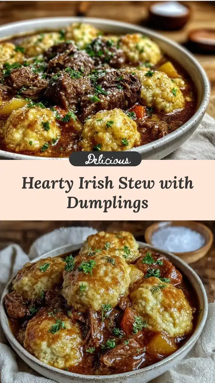 irish stew with dumplings recipe