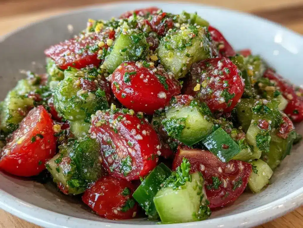 Israeli salad recipe - featured image