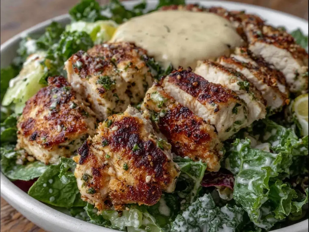 lemon herb chicken bowl - featured image