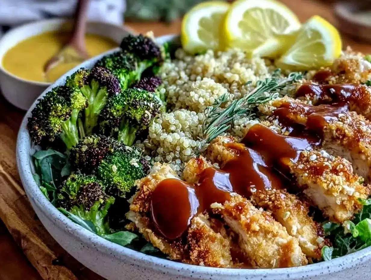 lemon-herb chicken bowl preparation steps