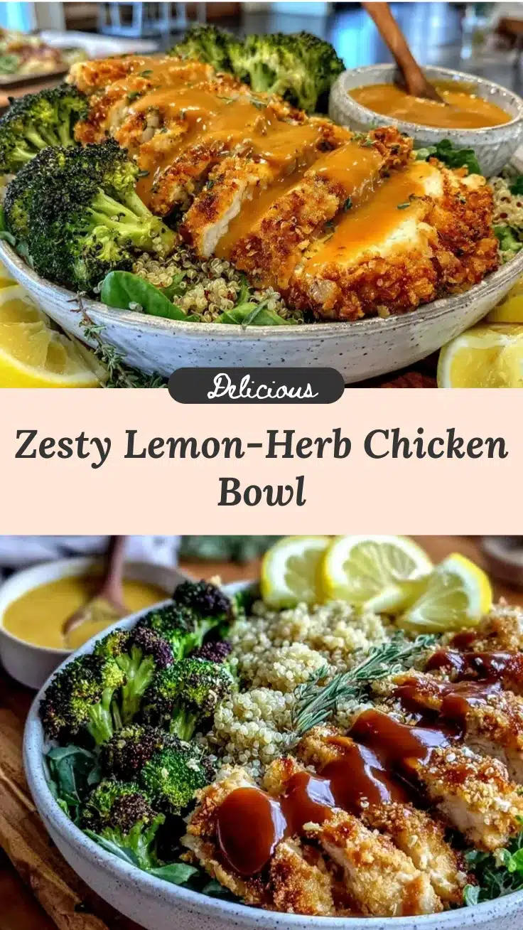 lemon-herb chicken bowl recipe