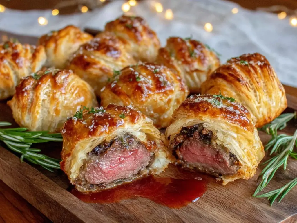 mini beef wellingtons - featured image