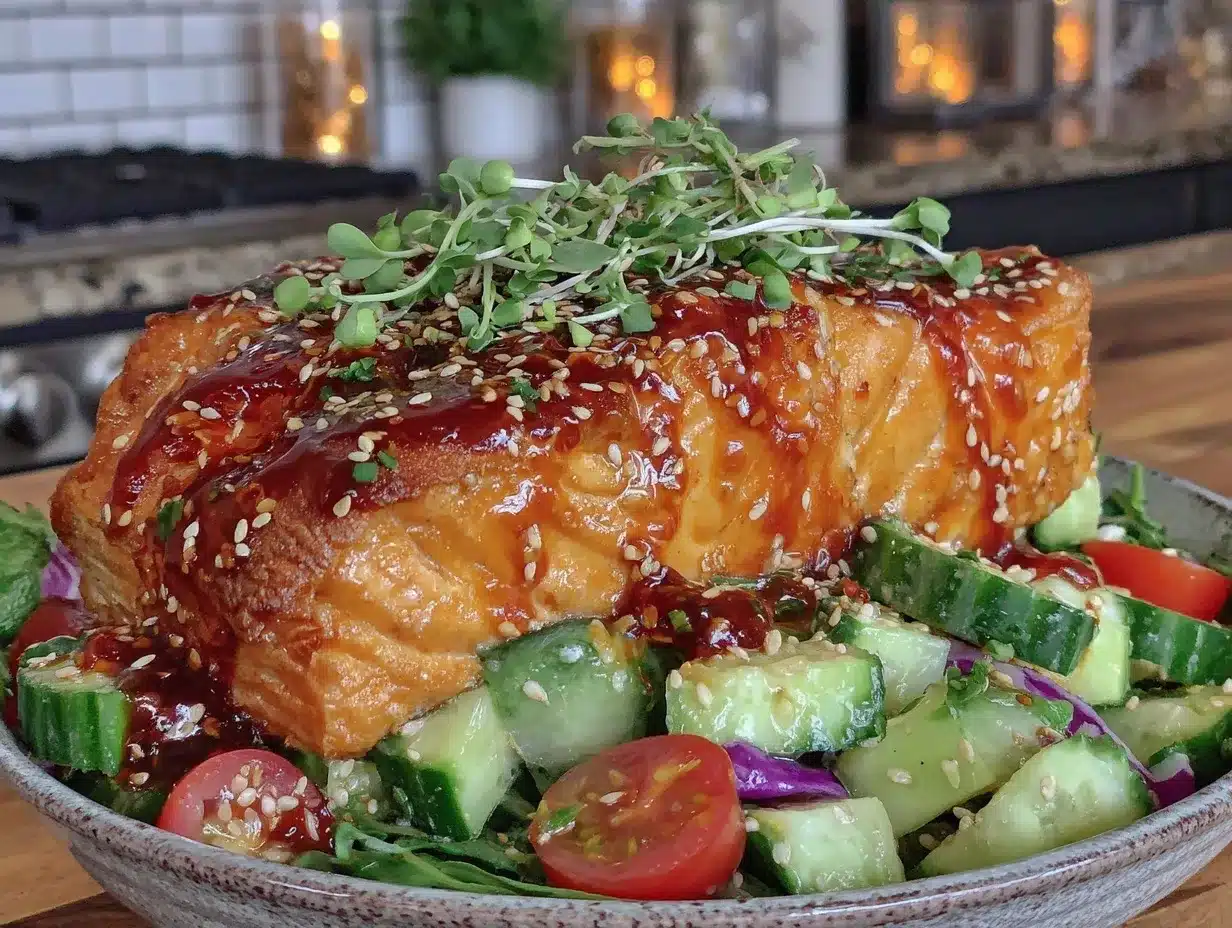miso-glazed salmon bowl preparation steps