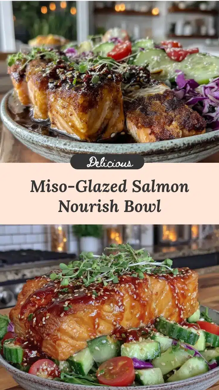 miso-glazed salmon bowl recipe