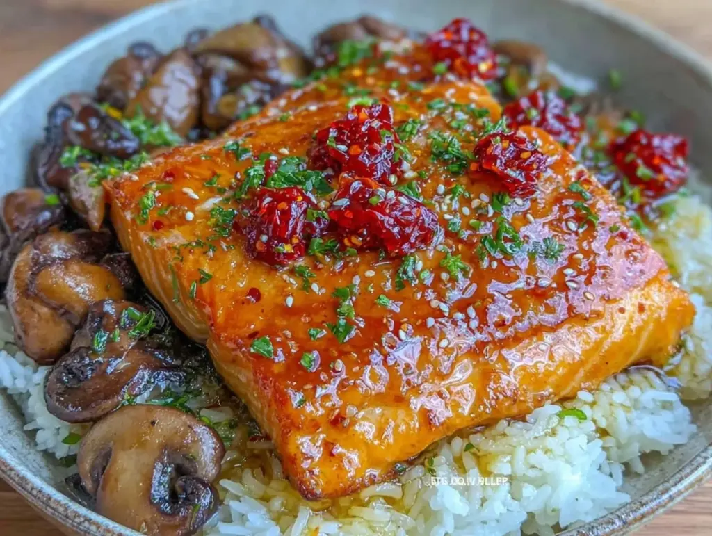 miso-glazed salmon dinner bowl - featured image