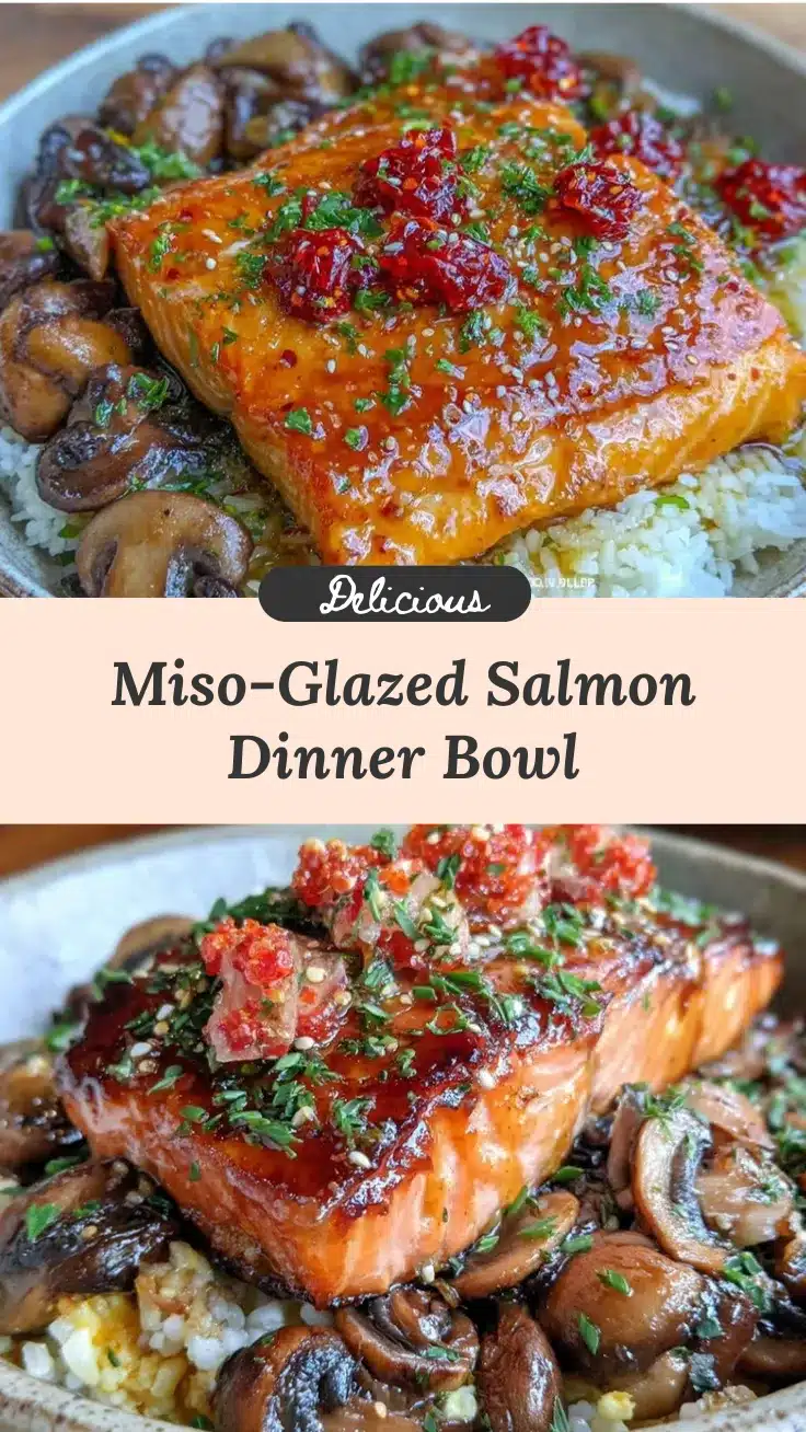 miso-glazed salmon dinner bowl recipe