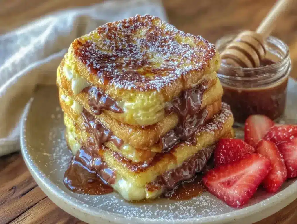Nutella-stuffed French toast - featured image